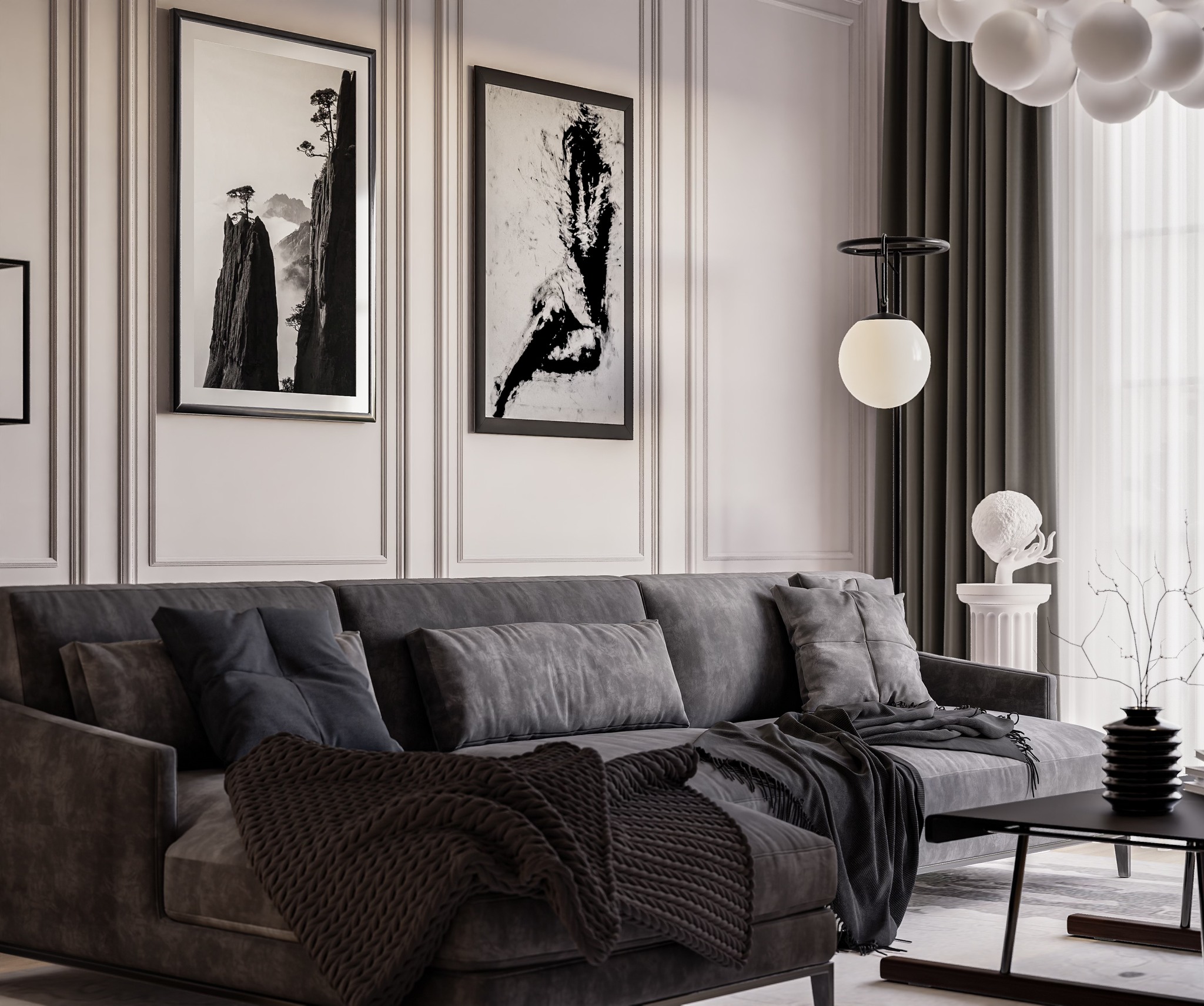 Living room Contemporary Classic5